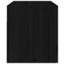 Mesita de noche de pared negro 50x36x40 cm de vidaXL, Taquillas y armarios de almacenamiento - Ref: Foro24-820984, Precio: 55...