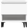 Mesitas de noche 2 uds madera contrachapada blanco 50x46x50 cm de vidaXL, Mesas auxiliares - Ref: Foro24-819549, Precio: 67,3...