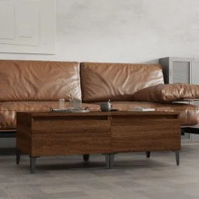 Side tables 2 units brown oak plywood 50x46x35 cm by vidaXL, Side tables - Ref: Foro24-819531, Price: 59,10 €, Discount: %