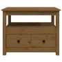 Mesa de centro de madera maciza de pino marrón miel 71x49x55 cm de vidaXL, Mesas de centro - Ref: Foro24-820939, Precio: 109,...