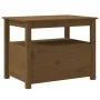 Mesa de centro de madera maciza de pino marrón miel 71x49x55 cm de vidaXL, Mesas de centro - Ref: Foro24-820939, Precio: 109,...