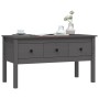Mesa de centro de madera maciza de pino gris 102x49x55 cm de vidaXL, Mesas de centro - Ref: Foro24-820943, Precio: 121,07 €, ...