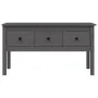 Mesa de centro de madera maciza de pino gris 102x49x55 cm de vidaXL, Mesas de centro - Ref: Foro24-820943, Precio: 119,51 €, ...