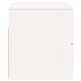 Mesitas de noche de pared 2 uds blanco 50x36x40 cm de vidaXL, Taquillas y armarios de almacenamiento - Ref: Foro24-820979, Pr...