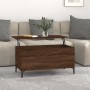 Mesa de centro madera contrachapada roble marrón 90x44,5x45 cm de vidaXL, Mesas de centro - Ref: Foro24-819595, Precio: 70,33...