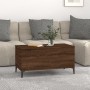 Mesa de centro madera contrachapada roble marrón 90x44,5x45 cm de vidaXL, Mesas de centro - Ref: Foro24-819595, Precio: 70,33...