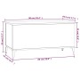 Mesa de centro madera contrachapada roble marrón 90x44,5x45 cm de vidaXL, Mesas de centro - Ref: Foro24-819595, Precio: 70,33...