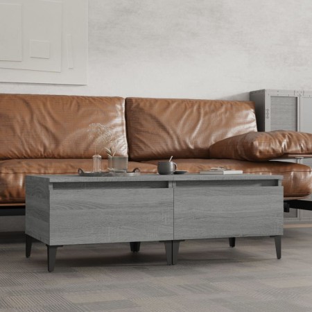 Mesas auxiliares 2 uds contrachapada gris Sonoma 50x46x35 cm de vidaXL, Mesas auxiliares - Ref: Foro24-819529, Precio: 70,23 ...