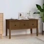 Mesa de centro madera maciza de pino marrón miel 102x49x55 cm de vidaXL, Mesas de centro - Ref: Foro24-820944, Precio: 118,79...