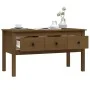 Mesa de centro madera maciza de pino marrón miel 102x49x55 cm de vidaXL, Mesas de centro - Ref: Foro24-820944, Precio: 118,79...