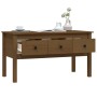 Mesa de centro madera maciza de pino marrón miel 102x49x55 cm de vidaXL, Mesas de centro - Ref: Foro24-820944, Precio: 120,33...
