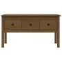 Mesa de centro madera maciza de pino marrón miel 102x49x55 cm de vidaXL, Mesas de centro - Ref: Foro24-820944, Precio: 118,79...