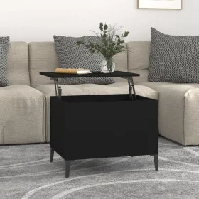 Mesa de centro madera contrachapada negro 60x44,5x45 cm de vidaXL, Mesas de centro - Ref: Foro24-819573, Precio: 64,83 €, Des...