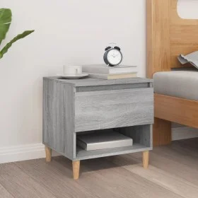 Sonoma gray plywood bedside table 50x46x50 cm by vidaXL, Nightstands - Ref: Foro24-819544, Price: 44,24 €, Discount: %