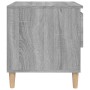Mesita de noche madera contrachapada gris Sonoma 50x46x50 cm de vidaXL, Mesitas de noche - Ref: Foro24-819544, Precio: 44,71 ...