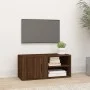 Mueble para TV madera contrachapada roble marrón 80x31,5x36 cm de vidaXL, Muebles TV - Ref: Foro24-819450, Precio: 44,92 €, D...