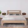 Mesita de noche de pared 2 uds marrón miel 40x29,5x22 cm de vidaXL, Taquillas y armarios de almacenamiento - Ref: Foro24-8209...