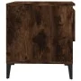 Side table made of smoked oak plywood, measuring 50x46x50 cm. by vidaXL, Side tables - Ref: Foro24-819558, Price: 52,44 €, Di...