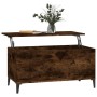 Mesa de centro madera contrachapada roble ahumado 90x44,5x45 cm de vidaXL, Mesas de centro - Ref: Foro24-819593, Precio: 68,2...