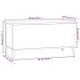 Couchtisch aus geräuchertem Eichensperrholz 90x44,5x45 cm von vidaXL, Couchtisch - Ref: Foro24-819593, Preis: 67,48 €, Rabatt: %