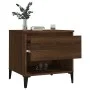 Side tables 2 units brown oak plywood 50x46x50 cm by vidaXL, Side tables - Ref: Foro24-819563, Price: 79,07 €, Discount: %