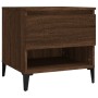 Mesas auxiliares 2 uds contrachapada roble marrón 50x46x50 cm de vidaXL, Mesas auxiliares - Ref: Foro24-819563, Precio: 79,87...