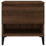 Mesas auxiliares 2 uds contrachapada roble marrón 50x46x50 cm de vidaXL, Mesas auxiliares - Ref: Foro24-819563, Precio: 79,87...