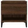 Side tables 2 units brown oak plywood 50x46x50 cm by vidaXL, Side tables - Ref: Foro24-819563, Price: 79,07 €, Discount: %