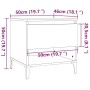 Mesas auxiliares 2 uds contrachapada roble marrón 50x46x50 cm de vidaXL, Mesas auxiliares - Ref: Foro24-819563, Precio: 79,87...