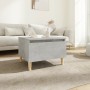 Mesa auxiliar de madera contrachapada gris hormigón 50x46x35 cm de vidaXL, Mesas auxiliares - Ref: Foro24-819508, Precio: 42,...