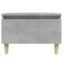 Concrete gray plywood side table 50x46x35 cm by vidaXL, Side tables - Ref: Foro24-819508, Price: 42,06 €, Discount: %