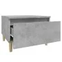 Concrete gray plywood side table 50x46x35 cm by vidaXL, Side tables - Ref: Foro24-819508, Price: 42,06 €, Discount: %