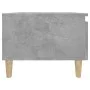 Concrete gray plywood side table 50x46x35 cm by vidaXL, Side tables - Ref: Foro24-819508, Price: 42,06 €, Discount: %