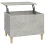 Mesa de centro madera contrachapada gris hormigón 60x44,5x45 cm de vidaXL, Mesas de centro - Ref: Foro24-819568, Precio: 73,7...