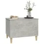Mesa de centro madera contrachapada gris hormigón 60x44,5x45 cm de vidaXL, Mesas de centro - Ref: Foro24-819568, Precio: 73,7...