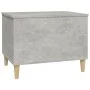 Mesa de centro madera contrachapada gris hormigón 60x44,5x45 cm de vidaXL, Mesas de centro - Ref: Foro24-819568, Precio: 73,7...