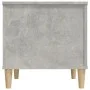 Mesa de centro madera contrachapada gris hormigón 60x44,5x45 cm de vidaXL, Mesas de centro - Ref: Foro24-819568, Precio: 73,7...