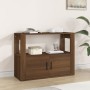 Aparador de madera contrachapada marrón roble 80x30x60 cm de vidaXL, Aparadores - Ref: Foro24-819459, Precio: 64,30 €, Descue...