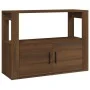 Aparador de madera contrachapada marrón roble 80x30x60 cm de vidaXL, Aparadores - Ref: Foro24-819459, Precio: 64,30 €, Descue...