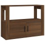 Aparador de madera contrachapada marrón roble 80x30x60 cm de vidaXL, Aparadores - Ref: Foro24-819459, Precio: 64,30 €, Descue...