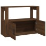 Aparador de madera contrachapada marrón roble 80x30x60 cm de vidaXL, Aparadores - Ref: Foro24-819459, Precio: 64,30 €, Descue...