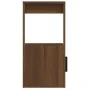 Aparador de madera contrachapada marrón roble 80x30x60 cm de vidaXL, Aparadores - Ref: Foro24-819459, Precio: 64,30 €, Descue...