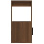 Aparador de madera contrachapada marrón roble 80x30x60 cm de vidaXL, Aparadores - Ref: Foro24-819459, Precio: 64,30 €, Descue...