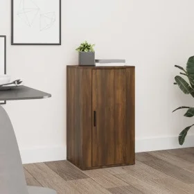 Oak brown plywood sideboard 40x33x70 cm by vidaXL, Sideboards - Ref: Foro24-819419, Price: 54,10 €, Discount: %