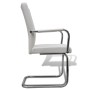 Sillas voladizas de comedor 6 unidades cuero sintético blanco de vidaXL, Sillas de comedor - Ref: Foro24-270165, Precio: 486,...