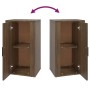Aparador de madera contrachapada marrón roble 40x33x70 cm de vidaXL, Aparadores - Ref: Foro24-819419, Precio: 54,76 €, Descue...