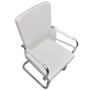 Sillas voladizas de comedor 6 unidades cuero sintético blanco de vidaXL, Sillas de comedor - Ref: Foro24-270165, Precio: 486,...