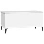 Mesa de centro madera contrachapada blanco 90x44,5x45 cm de vidaXL, Mesas de centro - Ref: Foro24-819588, Precio: 61,12 €, De...