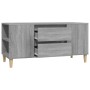 Mueble de TV madera contrachapada gris Sonoma 102x44,5x50 cm de vidaXL, Muebles TV - Ref: Foro24-819602, Precio: 84,48 €, Des...