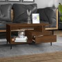 Mesa de centro madera contrachapada roble marrón 90x49x45 cm de vidaXL, Mesas de centro - Ref: Foro24-819627, Precio: 72,64 €...
